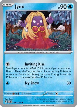 Jynx 046/167 - Reverse Holofoil Twilight Masquerade