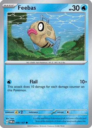 Feebas 049/167 - Reverse Holofoil Twilight Masquerade