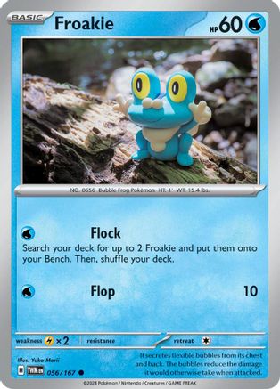 Froakie 056/167 - Reverse Holofoil SV06 Twilight Masquerade
