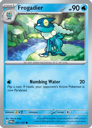 Frogadier 057/167 - Reverse Holofoil Twilight Masquerade