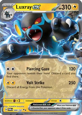 Luxray ex 068/167 - Holofoil SV06 Twilight Masquerade