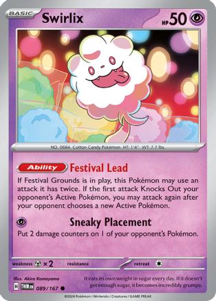 Swirlix 089/167 - Reverse Holofoil Twilight Masquerade