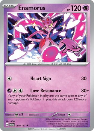 Enamorus 093/167 - Reverse Holofoil Twilight Masquerade