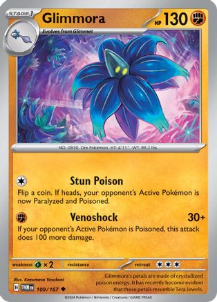 Glimmora 109/167 - Reverse Holofoil Twilight Masquerade