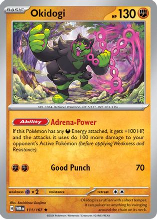 Okidogi 111/167 - Reverse Holofoil SV06 Twilight Masquerade