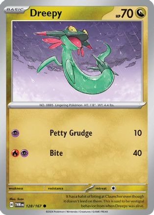 Dreepy 128/167 - Reverse Holofoil Twilight Masquerade