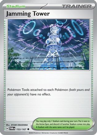Jamming Tower 153/167 - Reverse Holofoil Twilight Masquerade