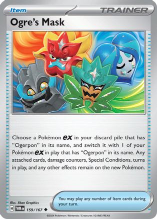 Ogre's Mask 159/167 - Reverse Holofoil Twilight Masquerade