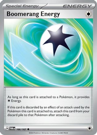 Boomerang Energy 166/167 - Reverse Holofoil Twilight Masquerade
