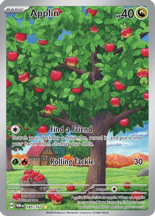Applin 185/167 - Holofoil Twilight Masquerade