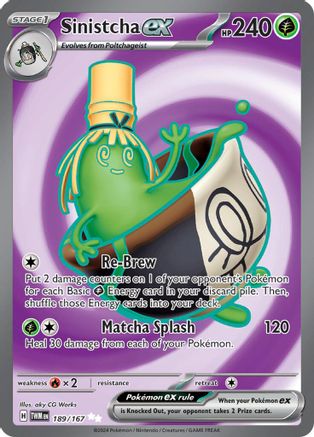 Sinistcha ex 189/167 - Holofoil Twilight Masquerade