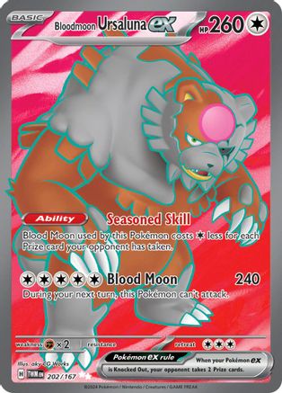 Bloodmoon Ursaluna ex 202/167 - Holofoil Twilight Masquerade