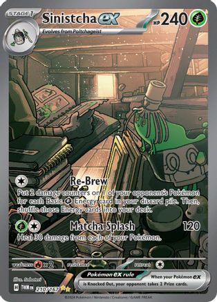 Sinistcha ex 210/167 - Holofoil Twilight Masquerade