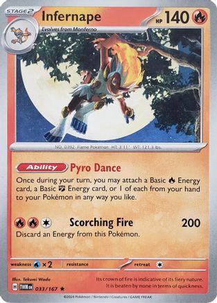 Infernape 033/167 Deck Exclusives