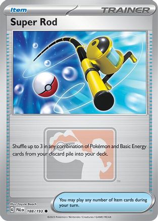 Super Rod 188/193 - Reverse Holofoil League & Championship Cards