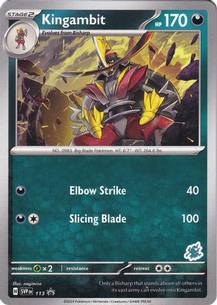 Kingambit - Darkrai Deck 113 Battle Academy 2024