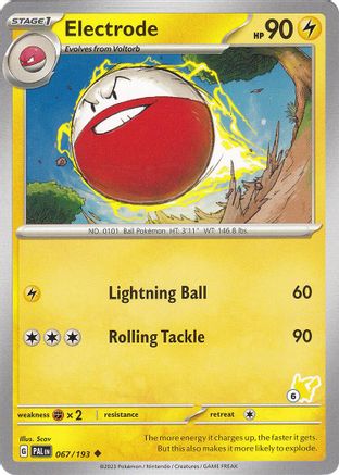 Electrode - Pikachu 6 067 Battle Academy 2024