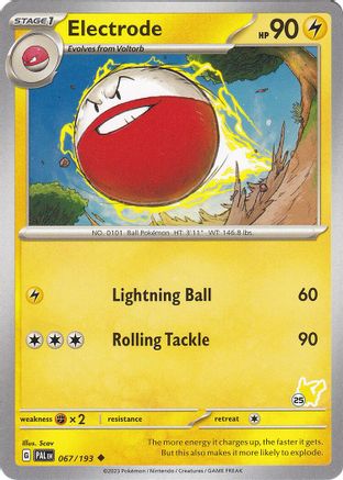 Electrode - Pikachu 25 067 Battle Academy 2024