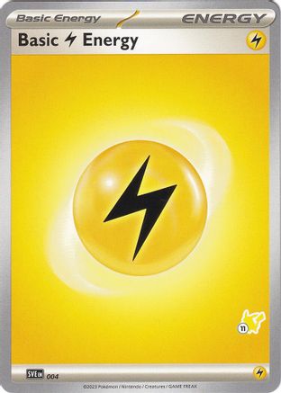 Basic Lightning Energy - Pikachu 11 004 Battle Academy 2024