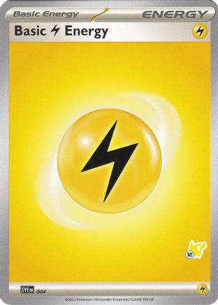 Basic Lightning Energy - Pikachu 12 004 Battle Academy 2024