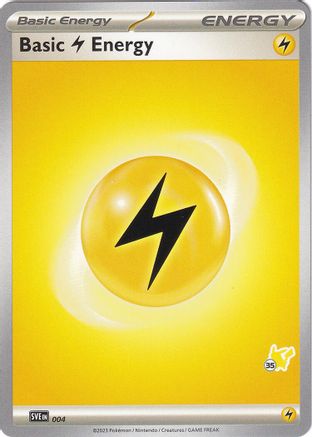 Basic Lightning Energy - Pikachu 35 004 Battle Academy 2024