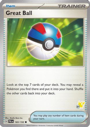 Great Ball - Pikachu 57 183 Battle Academy 2024
