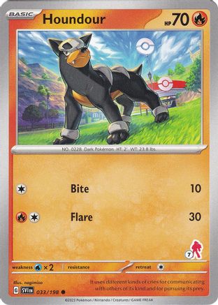 Houndour - Armarouge 7 033 Battle Academy 2024
