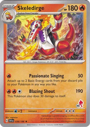 Skeledirge - Armarouge 36 038 Battle Academy 2024