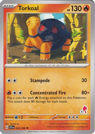 Torkoal - Armarouge 4 035 Battle Academy 2024