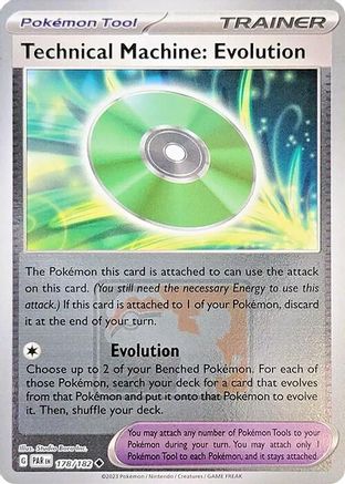 Technical Machine: Evolution (League Promo) 178/182 - Reverse Holofoil League & Championship Cards