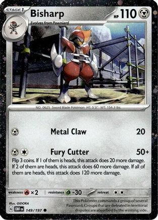 Bisharp (Cosmos Holo) 149/197 - Holofoil Miscellaneous Cards & Products