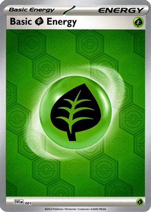 Basic Grass Energy 001 - Reverse Holofoil Shrouded Fable