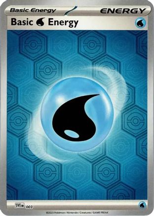 Basic Water Energy 003 - Reverse Holofoil Shrouded Fable