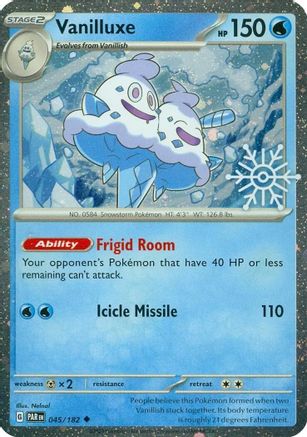 Vanilluxe (Holiday Calendar) 045/182 - Holofoil Miscellaneous Cards & Products