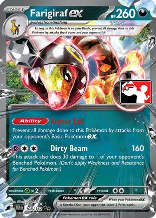 Farigiraf ex 108/162 - Holofoil Prize Pack Series Cards