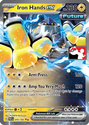 Iron Hands ex 070/182 - Holofoil Prize Pack Series Cards