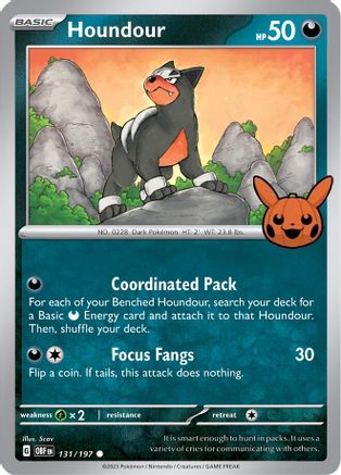 Houndour 131/197 Trick or Trade BOOster Bundle 2024
