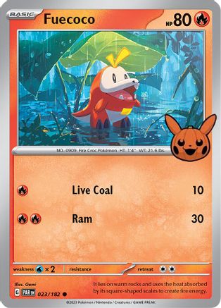 Fuecoco 023/182 Trick or Trade BOOster Bundle 2024