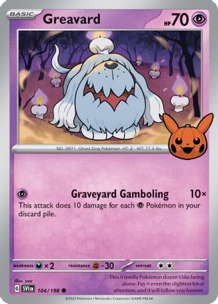 Greavard 042/091 Trick or Trade BOOster Bundle 2024