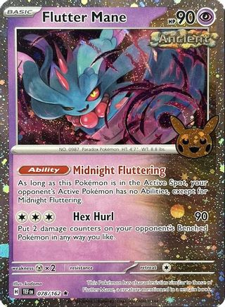Flutter Mane (Cosmos Holo) 078/162 - Holofoil Trick or Trade BOOster Bundle 2024