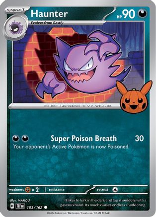 Haunter 103/162 Trick or Trade BOOster Bundle 2024