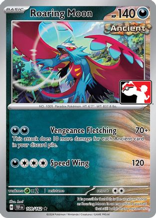 Roaring Moon 109/162 - Holofoil Prize Pack Series Cards
