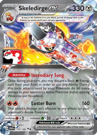 Skeledirge ex 137/182 - Holofoil Prize Pack Series Cards