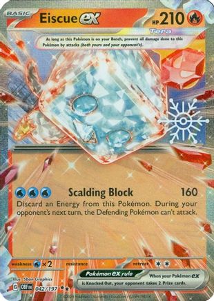 Eiscue ex (Holiday Calendar) 042/197 - Holofoil Miscellaneous Cards & Products