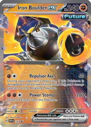 Iron Boulder ex 147 - Holofoil SV Scarlet & Violet Promo Cards