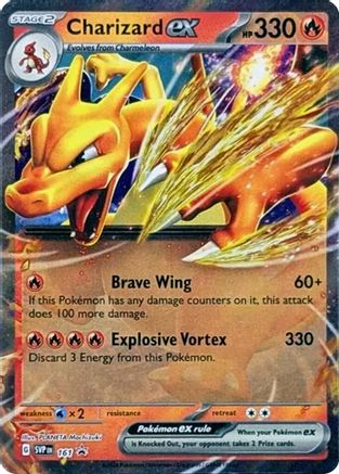 Charizard ex 161 - Holofoil SV Scarlet & Violet Promo Cards