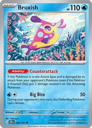 Bruxish 049/191 Surging Sparks - Uncommon