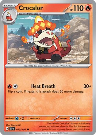 Crocalor 030/191 Surging Sparks - Common