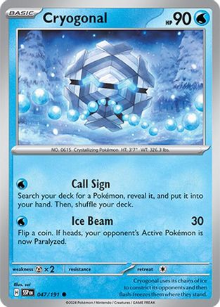 Cryogonal 047/191 Surging Sparks - Common