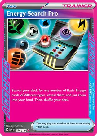 Energy Search Pro 176/191 - Holofoil Surging Sparks - ACE SPEC Rare